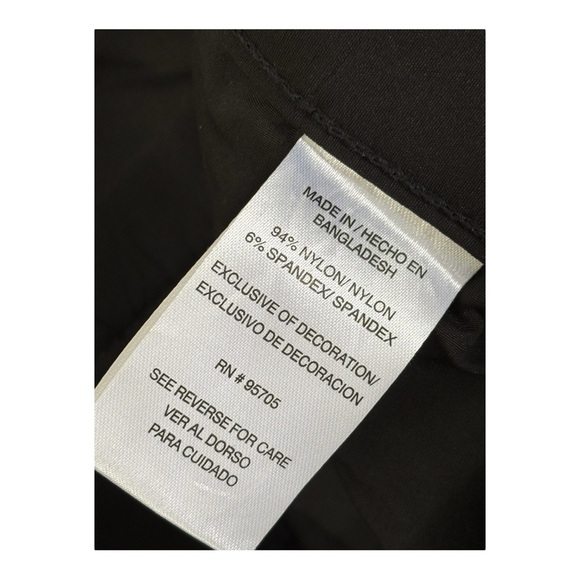 Denali black zip off convertible cargo pants shorts belted 34 32 nwot - Picture 5 of 6